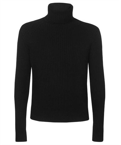 Parajumpers Wool Turtleneck Sweater In Black