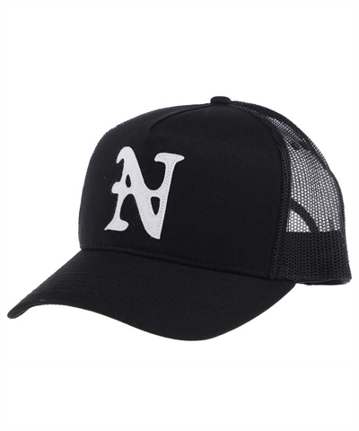 Nahmias Logo Baseball Cap In Black