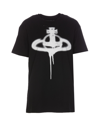 Vivienne Westwood Spray Orb T-shirt In Black