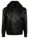 BURBERRY CONCEALED LEATHER JACKET