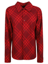 Burberry Plaid Long Sleeves Top In Ripple Ip Check