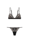 OSEREE CRYSTAL EMBELLISHED BRAND AND THONG