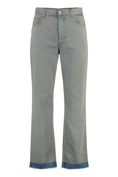 Loewe Straight Jeans In Grey