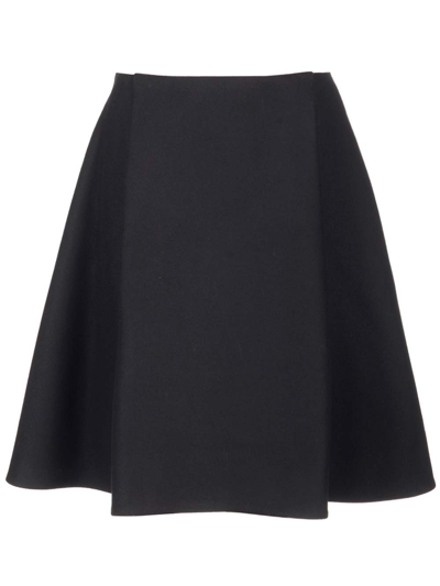 Khaite Farla A-line Skirt In Black