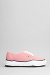 MIHARAYASUHIRO BAKER SNEAKERS IN ROSE-PINK SUEDE