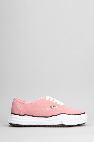 Miharayasuhiro Baker Og Suede Sneakers In Pink