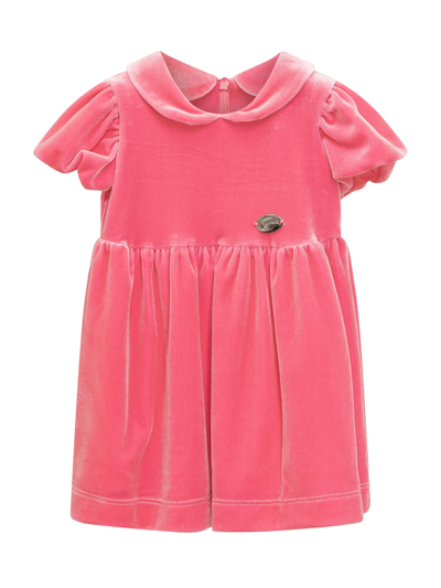 Chiara Ferragni Babies' Chenille Dress In Rosa