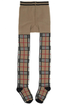 BURBERRY CHECKED TIGHTS