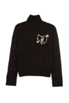 Etudes Studio Etudes Wool Quartier Mouline Jumper In Black/brown