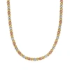 Ross-simons 14kt Tri-colored Gold Byzantine Necklace In Multi