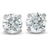 Pompeii3 1/2ct Round Brilliant Cut Diamond Stud Earrings In 14k Gold Classic In Gold