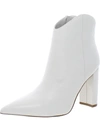 MARC FISHER LEZARI2 WOMENS LEATHER POINTED TOE ANKLE BOOTS