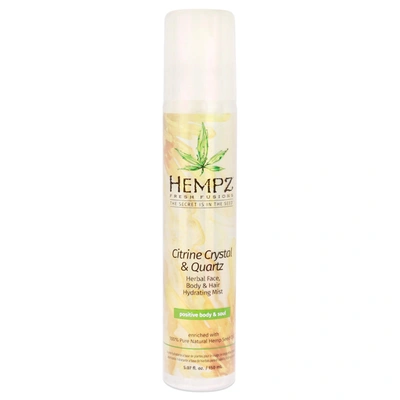 Hempz Fresh Fusions Citrine Crystal And Quartz Herbal Face, Body And Hair Hydrating Mist By  For Unis