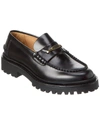 Isabel Marant Frezza Leather Loafer In Black