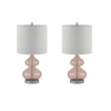 HOME OUTFITTERS BLUE TABLE LAMP SET OF 2, GREAT FOR BEDROOM, LIVING ROOM, CASUAL