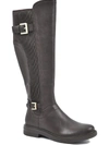 WHITE MOUNTAIN MEDITATE WOMENS FAUX-LEATHER ZIPPER KNEE-HIGH BOOTS