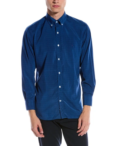 Tailorbyrd Performance Stretch Shirt In Blue