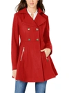 Laundry By Shelli Segal Women's Double-breasted Wool Blend Skirted Coat In Red