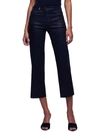 L AGENCE WANDA WOMENS HIGH RISE CROPPED WIDE LEG JEANS