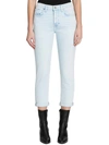 7 For All Mankind Josefina Womens High Rise Slim Fit Boyfriend Jeans In Multi