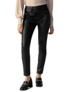 SANCTUARY HAYDEN WOMENS COATED HIGH RISE SKINNY JEANS