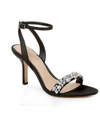 Jewel Badgley Mischka Ojai Crystal Ankle Strap Sandal In Black