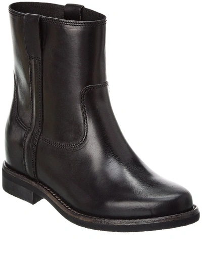 Isabel Marant Susee Leather Ankle Boots In Nero
