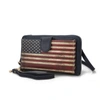 Mkf Collection By Mia K Kiara Smartphone And Wallet Convertible Flag Crossbody Bag In Blue