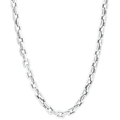 Pompeii3 Men's 14k Gold (76gram) Or Platinum (142gram) 6.5mm Link Chain Necklace 20" In Multi