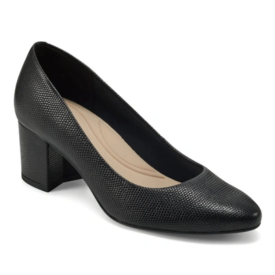 Easy Spirit Cosma Pumps In Black Leather