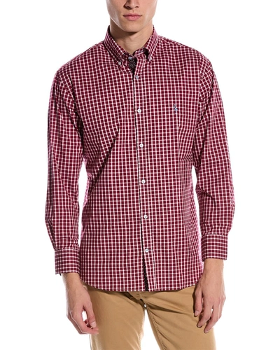 Tailorbyrd Woven Shirt In Red