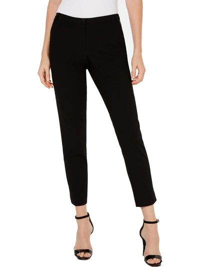 Calvin Klein Womens High Rise Wear To Work Dress Pants In Black