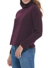 CALVIN KLEIN WOMENS CABLE KNIT COWLNECK PULLOVER SWEATER