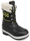 LONDON FOG MELY WOMENS FAUX LEATHER LOGO WINTER & SNOW BOOTS