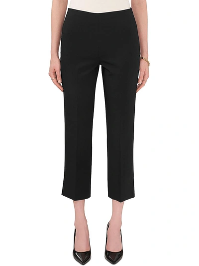 Vince Camuto Womens Office Slim Fit Ankle Pants In Black