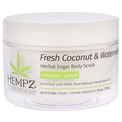 Hempz Fresh Coconut And Watermelon Herbal Sugar Body Scrub By  For Unisex - 7.3 oz Scrub