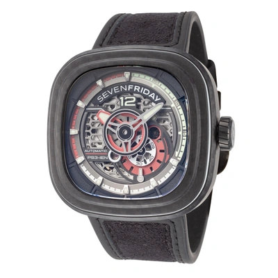 Sevenfriday Men's 47mm Automatic Watch In Black