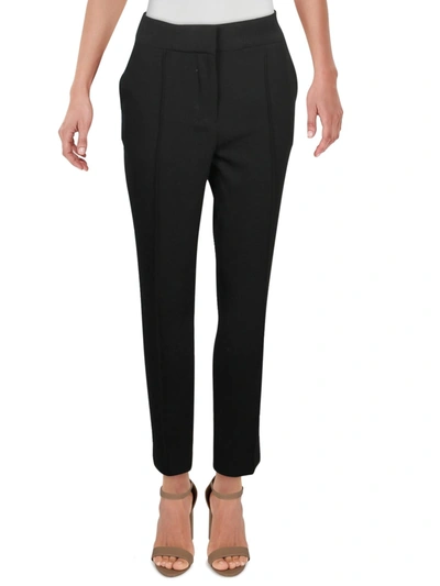 Vince Camuto Womens Stretch Pintuck Dress Pants In Black