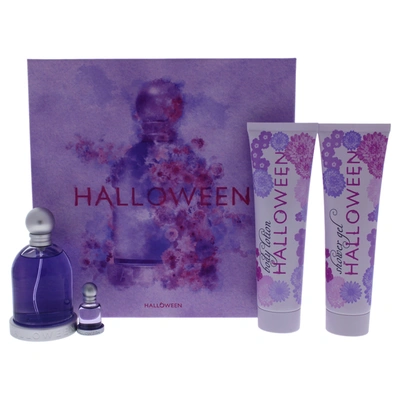 J. Del Pozo Halloween By  For Women - 4 Pc Gift Set 3.4oz Edt Spray, 0.15oz Edt Splash, 5oz Body Loti