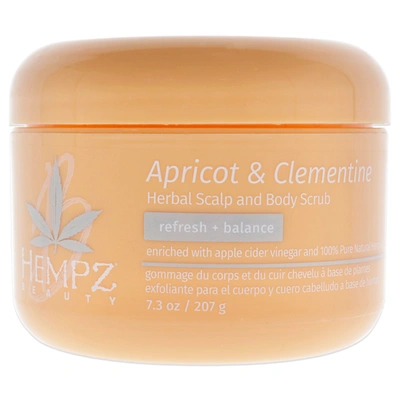 Hempz Apricot And Clementine Herbal Scalp And Body Scrub By  For Unisex - 7.3 oz Scrub