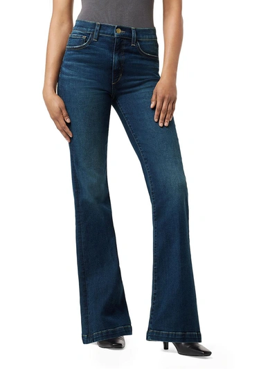 Joe's Molly Womens High Rise Stretch Flare Jeans In Multi