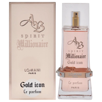 Lomani Ab Spirit Millionaire Le Parfum Gold Icon By  For Women - 3.3 oz Edp Spray