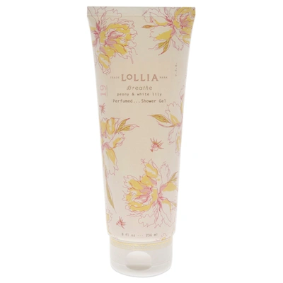 Lollia Breathe Perfumed Shower Gel - Peony And White Lily By  For Unisex - 8 oz Shower Gel