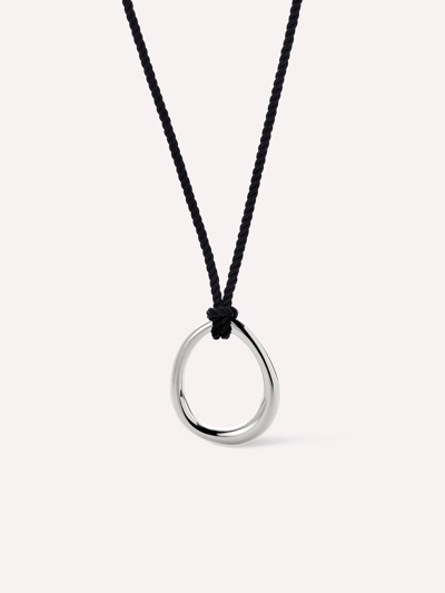Ana Luisa Cord Necklace In Metallic