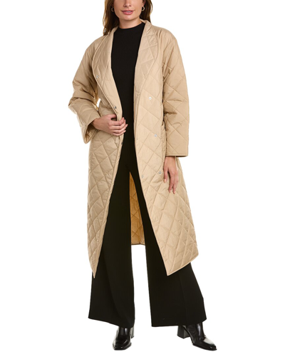 Hugo Boss Palotta Coat In Beige