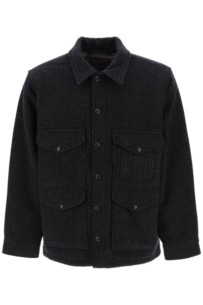 Filson Padded Mackinaw Wool Cruiser Jacket In Multi-colored