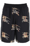 BURBERRY BURBERRY SHORTS WITH EKD MOTIF