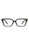 Tiffany & Co 53mm Rectangular Reading Glasses In Black