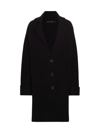 Proenza Schouler Ruth Alpaca Single-breasted Long Coat In Black