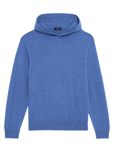 Theory Men's Hilles Hoodie In Cashmere In Blue
